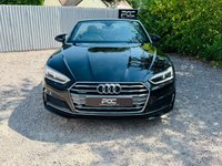 USED 2018 67 AUDI A5 CABRIOLET 2.0 TFSI S line Convertible 2dr Petrol S Tronic quattro Euro 6 (s/s) (252 ps) Award Winning Used Car Dealer Essex