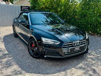 USED 2018 67 AUDI A5 CABRIOLET 2.0 TFSI S line Convertible 2dr Petrol S Tronic quattro Euro 6 (s/s) (252 ps) Award Winning Used Car Dealer Essex