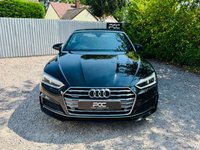 USED 2018 67 AUDI A5 CABRIOLET 2.0 TFSI S line Convertible 2dr Petrol S Tronic quattro Euro 6 (s/s) (252 ps) Award Winning Used Car Dealer Essex