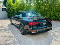 USED 2018 67 AUDI A5 CABRIOLET 2.0 TFSI S line Convertible 2dr Petrol S Tronic quattro Euro 6 (s/s) (252 ps) Award Winning Used Car Dealer Essex