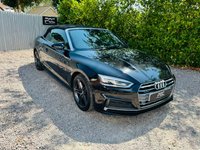 USED 2018 67 AUDI A5 CABRIOLET 2.0 TFSI S line Convertible 2dr Petrol S Tronic quattro Euro 6 (s/s) (252 ps) Award Winning Used Car Dealer Essex