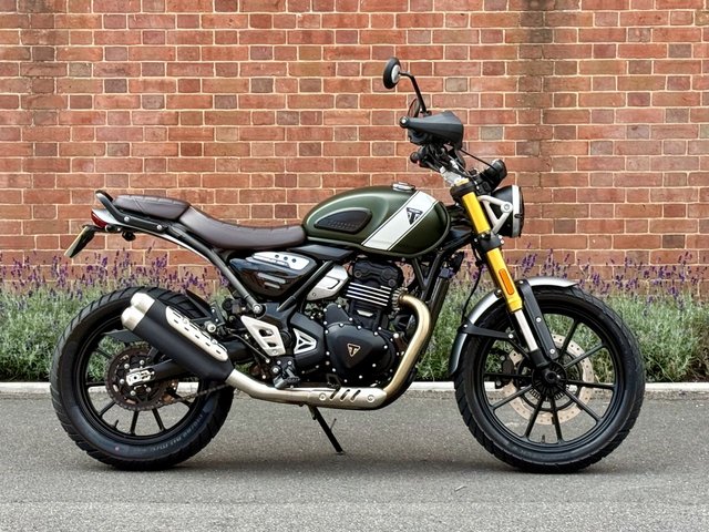 View our Triumph Scrambler 400 X 400 Modern Classics Petrol Manual X-ring Euro 5 (40 ps)