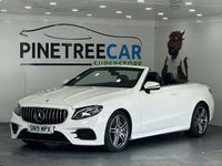 USED 2019 19 MERCEDES-BENZ E-CLASS 2.0 E300 GPF AMG Line Cabriolet 2dr Petrol G-Tronic+ Euro 6 (s/s) (245 ps) 