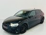 USED 2019 19 AUDI A3 1.0 TFSI 30 Black Edition Sportback 5dr Petrol Manual Euro 6 (s/s) (116 ps) Mythos Black | Custom Black Pack | Leather S-Line Trim | Virtual Cockpit | Sat Nav | ULEZ OK