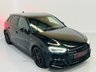 USED 2019 19 AUDI A3 1.0 TFSI 30 Black Edition Sportback 5dr Petrol Manual Euro 6 (s/s) (116 ps) Mythos Black | Custom Black Pack | Leather S-Line Trim | Virtual Cockpit | Sat Nav | ULEZ OK