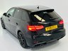 USED 2019 19 AUDI A3 1.0 TFSI 30 Black Edition Sportback 5dr Petrol Manual Euro 6 (s/s) (116 ps) Mythos Black | Custom Black Pack | Leather S-Line Trim | Virtual Cockpit | Sat Nav | ULEZ OK