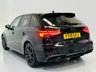 USED 2019 19 AUDI A3 1.0 TFSI 30 Black Edition Sportback 5dr Petrol Manual Euro 6 (s/s) (116 ps) Mythos Black | Custom Black Pack | Leather S-Line Trim | Virtual Cockpit | Sat Nav | ULEZ OK