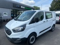 USED 2019 19 FORD TRANSIT CUSTOM 2.0 300 EcoBlue Panel Van 5dr Diesel Manual L1 H1 Euro 6 (105 ps) NO VAT CREW CAB CONVERSION !!!! SUPER VALUE !!! 5 SEAT CREW CAB !!!!