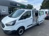 USED 2019 19 FORD TRANSIT CUSTOM 2.0 300 EcoBlue Panel Van 5dr Diesel Manual L1 H1 Euro 6 (105 ps) NO VAT CREW CAB CONVERSION !!!! SUPER VALUE !!! 5 SEAT CREW CAB !!!!