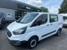 USED 2019 19 FORD TRANSIT CUSTOM 2.0 300 EcoBlue Panel Van 5dr Diesel Manual L1 H1 Euro 6 (105 ps) NO VAT CREW CAB CONVERSION !!!! SUPER VALUE !!! 5 SEAT CREW CAB !!!!