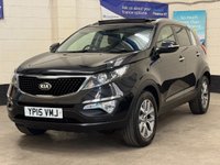 USED 2015 15 KIA SPORTAGE 1.6 GDi EcoDynamics 2 SUV Panoramic Door Petrol Manual 2WD Euro 6 (s/s) (133 bhp) PANORAMIC ROOF HEATED SEATS