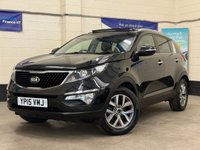 USED 2015 15 KIA SPORTAGE 1.6 GDi EcoDynamics 2 SUV Panoramic Door Petrol Manual 2WD Euro 6 (s/s) (133 bhp) PANORAMIC ROOF HEATED SEATS