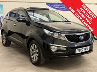 USED 2015 15 KIA SPORTAGE 1.6 GDi EcoDynamics 2 SUV Panoramic Door Petrol Manual 2WD Euro 6 (s/s) (133 bhp) PANORAMIC ROOF HEATED SEATS