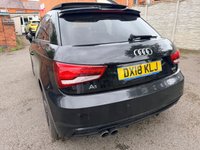 USED 2018 18 AUDI A1 1.4 TFSI Black Edition Hatchback 3dr Petrol Manual Euro 6 (s/s) (Nav) (125 ps) PAN ROOF, H/SEATS, DRIVE SELECT.