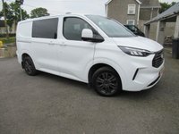 USED 2024 74 FORD TRANSIT CUSTOM 2-0-EcoBlue-170ps-H1-Limited-Auto 6 SEATER Double-Cab-Van 
