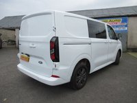 USED 2024 74 FORD TRANSIT CUSTOM 2-0-EcoBlue-170ps-H1-Limited-Auto 6 SEATER Double-Cab-Van 