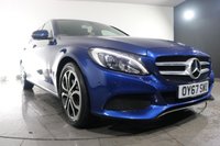 USED 2017 67 MERCEDES-BENZ C-CLASS 2.0 C200 Sport Saloon 4dr Petrol G-Tronic+ Euro 6 (s/s) (184 ps) 6 DOCUMENTED SERVICES I AUTOMATIC