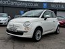 USED 2010 FIAT 500 1.2 Lounge Hatchback 3dr Petrol Manual Euro 5 (s/s) (69 bhp) SUPER LOW MILES + LOW TAX + PAN ROOF + IDEAL FIRST CAR