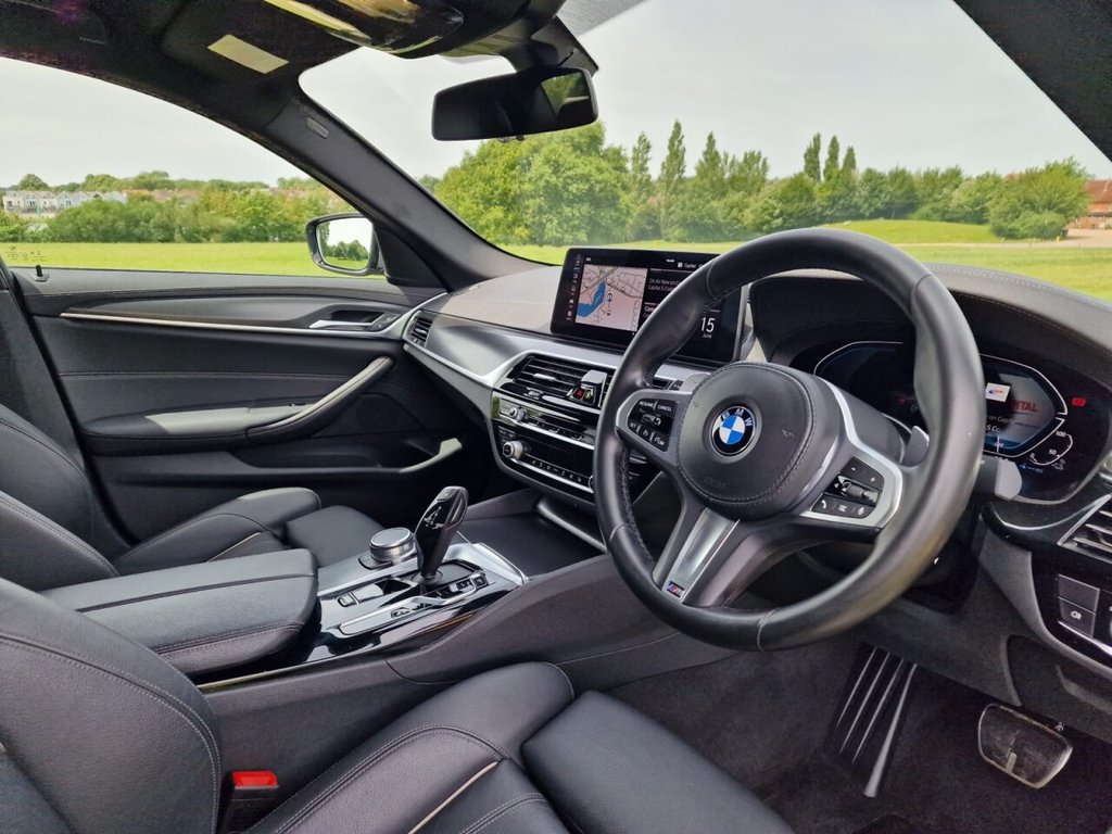 USED 2021 70 BMW 5 SERIES 2.0 530e 12kWh M Sport Saloon 4dr Petrol Plug-in Hybrid Steptronic Euro 6 (s/s) (292 ps) FINANCE AVAILABLE