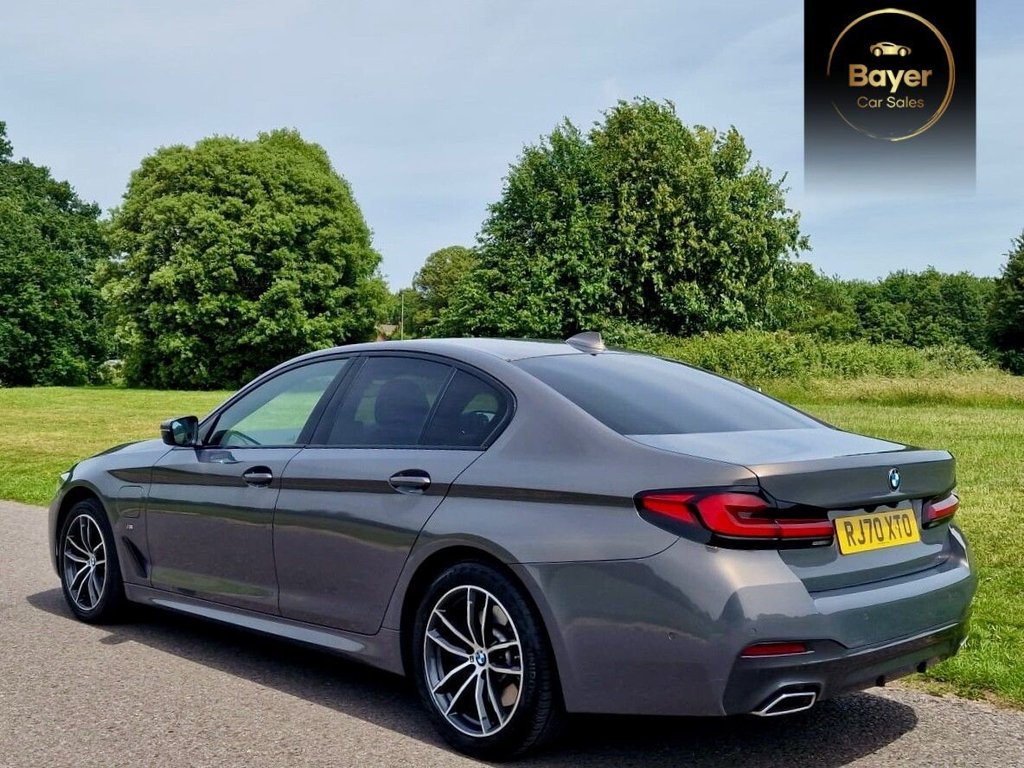 USED 2021 70 BMW 5 SERIES 2.0 530e 12kWh M Sport Saloon 4dr Petrol Plug-in Hybrid Steptronic Euro 6 (s/s) (292 ps) FINANCE AVAILABLE