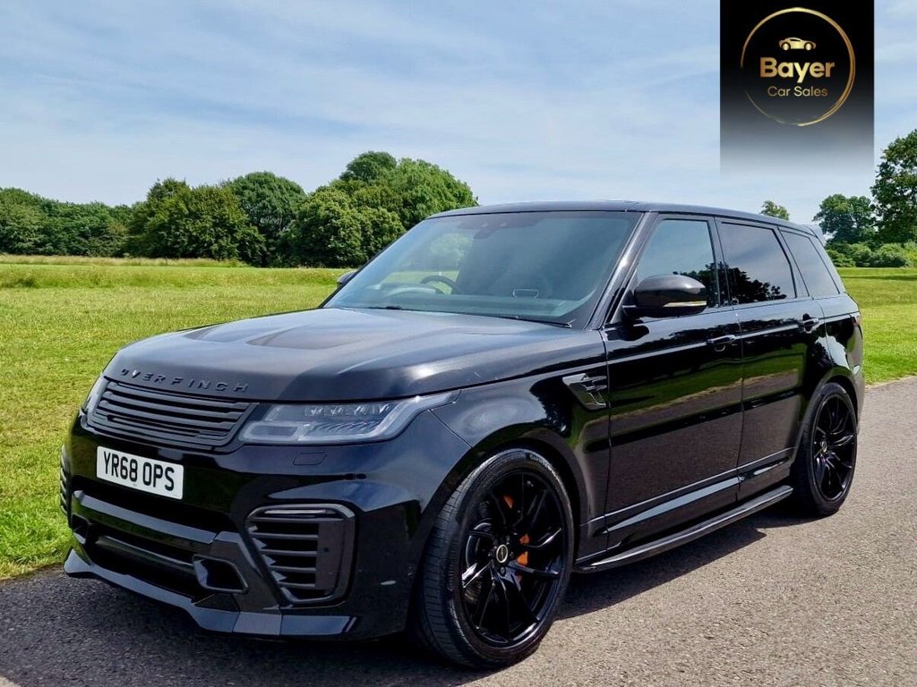 USED 2018 68 LAND ROVER RANGE ROVER SPORT 5.0 P575 V8 SVR OVERFINCH GT SUV 5dr Petrol Auto 4WD Euro 6 (s/s) (575 ps) OVERFINCH GT