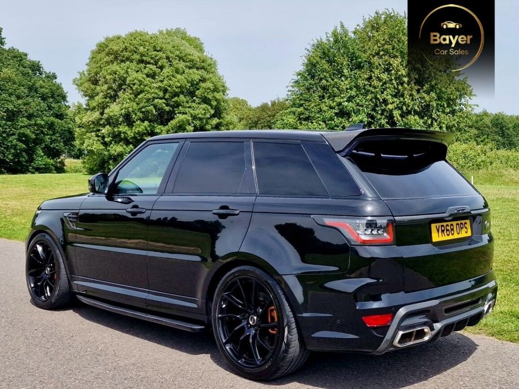 USED 2018 68 LAND ROVER RANGE ROVER SPORT 5.0 P575 V8 SVR OVERFINCH GT SUV 5dr Petrol Auto 4WD Euro 6 (s/s) (575 ps) OVERFINCH GT