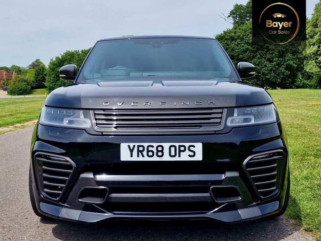 USED 2018 68 LAND ROVER RANGE ROVER SPORT 5.0 P575 V8 SVR OVERFINCH GT SUV 5dr Petrol Auto 4WD Euro 6 (s/s) (575 ps) OVERFINCH GT