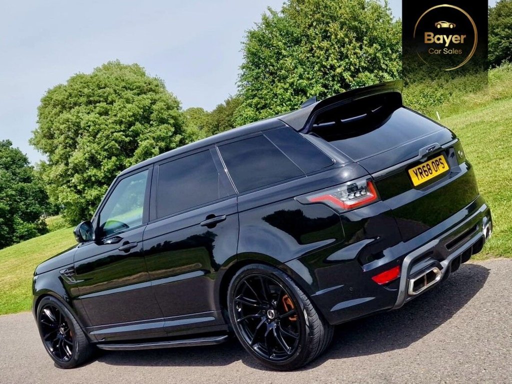 USED 2018 68 LAND ROVER RANGE ROVER SPORT 5.0 P575 V8 SVR OVERFINCH GT SUV 5dr Petrol Auto 4WD Euro 6 (s/s) (575 ps) OVERFINCH GT