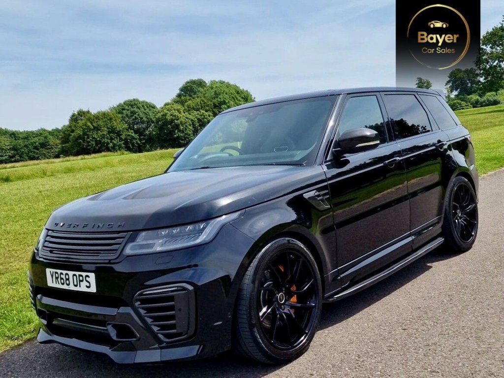 USED 2018 68 LAND ROVER RANGE ROVER SPORT 5.0 P575 V8 SVR OVERFINCH GT SUV 5dr Petrol Auto 4WD Euro 6 (s/s) (575 ps) OVERFINCH GT