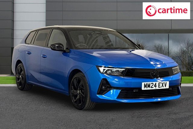 View our Vauxhall Astra 1.2 Turbo GS Sports Tourer 5dr Petrol Manual Euro 6 (s/s) (130 ps) 360 Degree Panoramic Parking Camera, Front / Rear Parking Distance Sensors, Heated Front Seats, Heated Steering Wheel, 17In Alloys