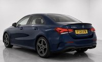 USED 2021 21 MERCEDES-BENZ A CLASS 1.3 A250e 15.6kWh AMG Line Edition (Executive) Saloon 4dr Petrol Plug-in Hybrid 8G-DCT Euro 6 (s/s) (218 ps) Denim Blue | Black Alcantara Interior | Ambient Lighting | Night Pack | AMG Wheels | Apple CarPlay | Privacy Glass | ULEZ OK