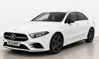 USED 2022 22 MERCEDES-BENZ A CLASS 1.3 A250e 15.6kWh AMG Line Edition (Executive) Saloon 4dr Petrol Plug-in Hybrid 8G-DCT Euro 6 (s/s) (218 ps) Polar White | Black Alcantara Interior | Ambient Lighting | Apple CarPlay | Heated Seats | Privacy Glass | Service History | ULEZ OK