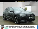 USED 2021 21 AUDI E-TRON 50 Black Edition SUV 5dr Electric Auto quattro 71.2kWh (313 ps) EXCELLENT HISTORY+HEATED SEATS