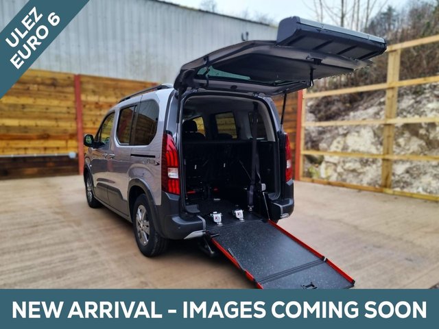 View our Peugeot Rifter 3 Seat Wheelchair Accessible Disabled Access Vehicle WAV