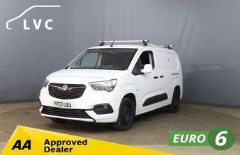 2021 VAUXHALL COMBO 1.5 TURBO D 2300 SPORTIVE L2 H1 MWB L/ROOF 100BHP. LOW 81K MLS. EURO 6 ULEZ. FINANCE. PX. &pound;7990.00