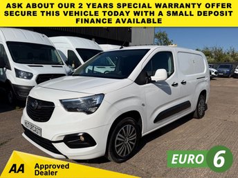 2021 VAUXHALL COMBO 1.5 TURBO D 2300 SPORTIVE L2 H1 MWB L/ROOF 100BHP. LOW 81K MLS. EURO 6 ULEZ. FINANCE. PX. &pound;7990.00