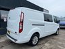 USED 2022 22 FORD TRANSIT CUSTOM 2.0 300 EcoBlue Limited Crew Van Double Cab 5dr Diesel Manual L2 H1 Euro 6 (s/s) (130 ps) 