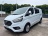 USED 2022 22 FORD TRANSIT CUSTOM 2.0 300 EcoBlue Limited Crew Van Double Cab 5dr Diesel Manual L2 H1 Euro 6 (s/s) (130 ps) 