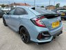 USED 2020 20 HONDA CIVIC 1.0 VTEC Turbo EX Sport Line Hatchback 5dr Petrol CVT Euro 6 (s/s) (126 ps) HONDA SERVICE HISTORY* AUTOMATIC* PADDLE SHIFT* SAT NAV* CRUISE CONTROL* PARKING SENSORS WITH REVERSE CAMERA* SUNROOF* FULL LEATHER WITH HEATED SEATS & STEERING WHEEL*   ELECTRIC HANDBRAKE* ECO MODE
