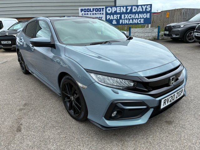 View our Honda Civic 1.0 VTEC Turbo EX Sport Line Hatchback 5dr Petrol CVT Euro 6 (s/s) (126 ps)