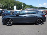 USED 2023 23 CUPRA LEON 1.5 eTSI EVO V1 5d Petrol Hybrid DSG 150 S/S SAT NAV, DIGITAL COCKPIT, 18 INCH ALLOYS, APPLE CARPLAY & ANDROID AUTO, REAR VIEW CAMERA, PARK PILOT FRONT/REAR & SIDE, PARK ASSIST, DAB RADIO, BLUETOOTH, ADAPTIVE CRUISE CONTROL, LANE ASSIST, WIRELESS PHONE CHARGER, DRIVE PROFILE, 3 ZONE CLIMATE CONTROL, DSG AUTOMATIC, FULL LED HEADLIGHTS WITH DAYTIME RUNNING LIGHTS, FLAT BOTTOM TIPTRONIC MFSW, POWER FOLDING MIRRORS, AUTO LIGHTS & WIPERS, VOICE CONTROL, KEYLESS ENTRY & START, PART LEATHER INTERIOR, 4x USB C PORTS, 1 OWNER FROM NEW, SERVICE HIST
