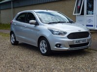 USED 2017 67 FORD KA+ 1.2 Ti-VCT Zetec Hatchback 5dr Petrol Manual Euro 6 (70 ps) www.suffolkcarcentre.co.uk - Located at Reydon