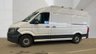 USED 2021 21 VOLKSWAGEN CRAFTER Trendline MWB High Roof CR35 Tdi 102 PS With Air Conditioning, Electric Windows, Parking Sensors, Criose control, Internal racking, Roof Rack and Side Loading door in great condition. 1 Owner from new - 4 Service stamps in the book . This is a genuine commercial opportunity to acquire a highly specified 21 plate Volkswagen Crafter Trendline in medium wheelbase, high roof configuration. Finished in a professional commercial colour, this van presents in great condition throughout and offers an exceptional specification list that is rarely found in a single vehicle at this price point.  The factory-fitted Trendline trim elevates this Crafter well beyond a standard workhorse. Air conditioning ensures cabin comfort during long shifts or warm weather, while electric windows and cruise control make motorway miles effortless and relaxed. The inclusion of front and rear parking sensors takes the stress out of tight urban manoeuvres, protecting both your vehicle and those around you.  This particular van has been carefully specified for immediate productive use. It benefits from professionally installed internal racking, providing secure and organised storage for tools, equipment, or stock. A robust roof rack adds further load-carrying flexibility, while the side loading door offers excellent accessibility for urban deliveries or site work where rear access is restricted. The combination of these features means this Crafter is ready to earn its keep from day one.  Under the bonnet lies the proven 2.0-litre TDI engine producing 102 PS, delivering dependable and efficient performance suited to both city driving and longer hauls. The CR35 designation confirms a gross vehicle weight of 3.5 tonnes, keeping this van within standard car licence requirements while offering a substantial payload capacity.  The service history is a standout feature of this offering. Supplied new to just one owner from new, the vehicle has been meticulously maintained with four service stamps recorded in the service book. This consistent maintenance schedule provides genuine peace of mind and demonstrates the care this van has received throughout its life. The condition reflects this careful ownership, with the bodywork, cab interior, and load area all presenting very well for a working vehicle.  This Crafter represents an intelligent purchase for any sole trader, fleet operator, or business looking to expand or upgrade their commercial fleet. The high specification, factory options, and documented service history make this a van that stands apart from the average used commercial vehicle. It requires no immediate preparation and is ready to be driven away and put straight to work. Viewing is highly recommended to appreciate the condition and specification on offer. For further details, including a full walk-around video and service record verification, please contact the sales team directly. Competitive finance packages and part-exchange options are available. Do not delay, as a van of this calibre in this condition will not remain available for long. 