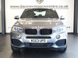 USED 2013 S BMW X5 3.0 30d M Sport SUV 5dr Diesel Auto xDrive Euro 6 (s/s) (258 ps) BEAUTIFUL MODEL X5 + COMES WITH A DOCUMENTED SERVICE HISTORY + PROFESSIONAL SATELLITE NAVIGATION + FRONT AND REAR PARKING SENSORS + BLUETOOTH PHONE AND MEDIA CONNECTIVITY + DAB DIGITAL RADIO + IN CAR ENTERTAINMENT + ALLOY WHEELS + SELECTABLE DRIVING MODES + DUAL ZONE CLIMATE CONTROL + VOICE COMMAND + AUTOMATIC LED HEADLIGHTS + AUTO HOLD HILL START ASSISTANCE + AUTOMATIC WIPERS WITH RAIN SENSORS + CRUISE CONTROL + AUTOMATIC AIR CONDITIONING + ECO STOP/START SYSTEM + KEYLESS START