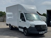 USED 2021 71 MERCEDES-BENZ SPRINTER 2.1 314 CDI PROGRESSIVE 13FT 4 LUTON BOX FWD L2 EURO 6 (143 ps) 13FT 4"  LUTON BOX, 1 OWNER, ROLLER SHUTTER, CARPLAY