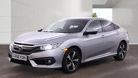 USED 2018 68 HONDA CIVIC 1.6 i-DTEC SR Saloon 4dr Diesel Auto Euro 6 (s/s) (120 ps) HISTORY+SAT NAV+17" ALLOYS