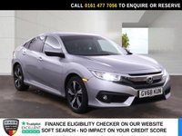 USED 2018 68 HONDA CIVIC 1.6 i-DTEC SR Saloon 4dr Diesel Auto Euro 6 (s/s) (120 ps) HISTORY+SAT NAV+17" ALLOYS