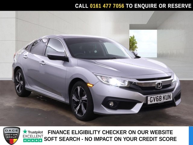 View our Honda Civic 1.6 i-DTEC SR Saloon 4dr Diesel Auto Euro 6 (s/s) (120 ps)