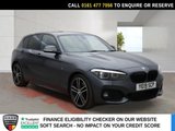 USED 2019 19 BMW 1 SERIES 2.0 118d M Sport Shadow Edition Hatchback 5dr Diesel Auto Euro 6 (s/s) (150 ps) HISTORY+HEATED SEATS+SAT NAV