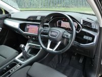 USED 2020 70 AUDI Q3 Sportback 1.5 TFSI CoD 35 Sport 5d 150 S/S 1 OWNER, FULL SERVICE HISTORY, DE-CHROMED, BLACK BADGES, VIRTUAL COCKPIT (DIGITAL DASH), SAT NAV, WIRELESS APPLE CARPLAY / ANDROID AUTO, REAR PARKING SENSORS, AUDI PRE SENSE, LANE DEPARTURE WARNING, DAB RADIO, BLUETOOTH PHONE & MUSIC, USB PORTS, MANUAL 6 SPEED, LED DRL'S, 18 INCH BLACK ALLOYS, ELECTRIC TAILGATE, SPORT SEATS, ELECTRIC FOLDING MIRRORS, LEATHER MFSW, RAIN & LIGHT SENSORS, CRUISE CONTROL & SPEED LIMITER, AUTO HOLD, HILL DECENT CONTROL, DRIVE SELECT, DUAL ZONE CLIMATE CONTROL